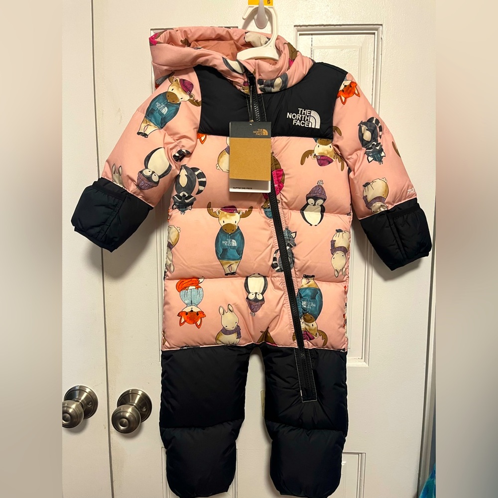 Cute One Piece Infant Snow Suit